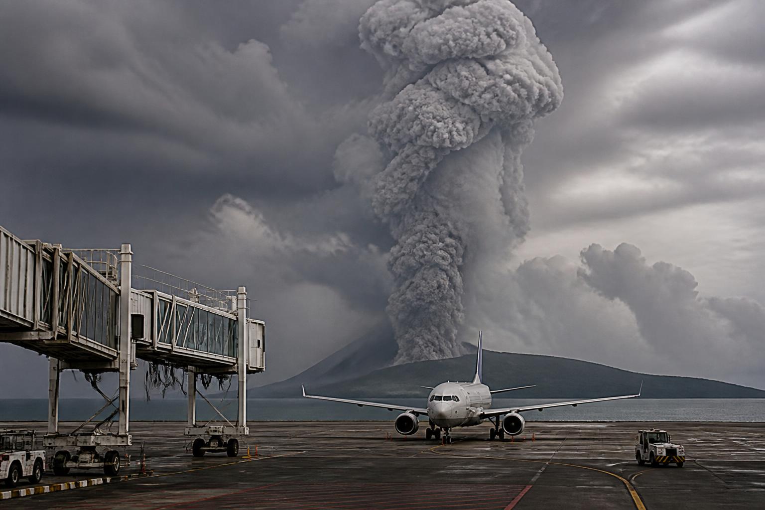 Abu Erupsi Anak Krakatau Ganggu Penerbangan Palu-Jakarta, Empat Jadwal Dibatalkan