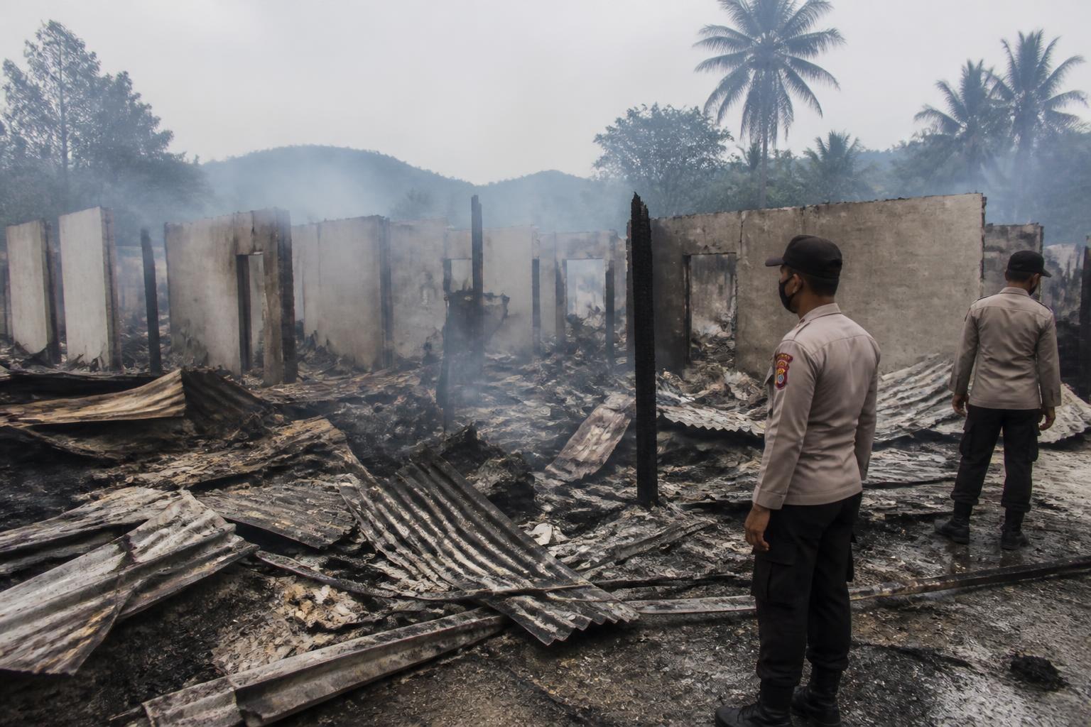 32 Kamar Kos di Fatufia Morowali Terbakar, Polisi Selidiki Penyebabnya