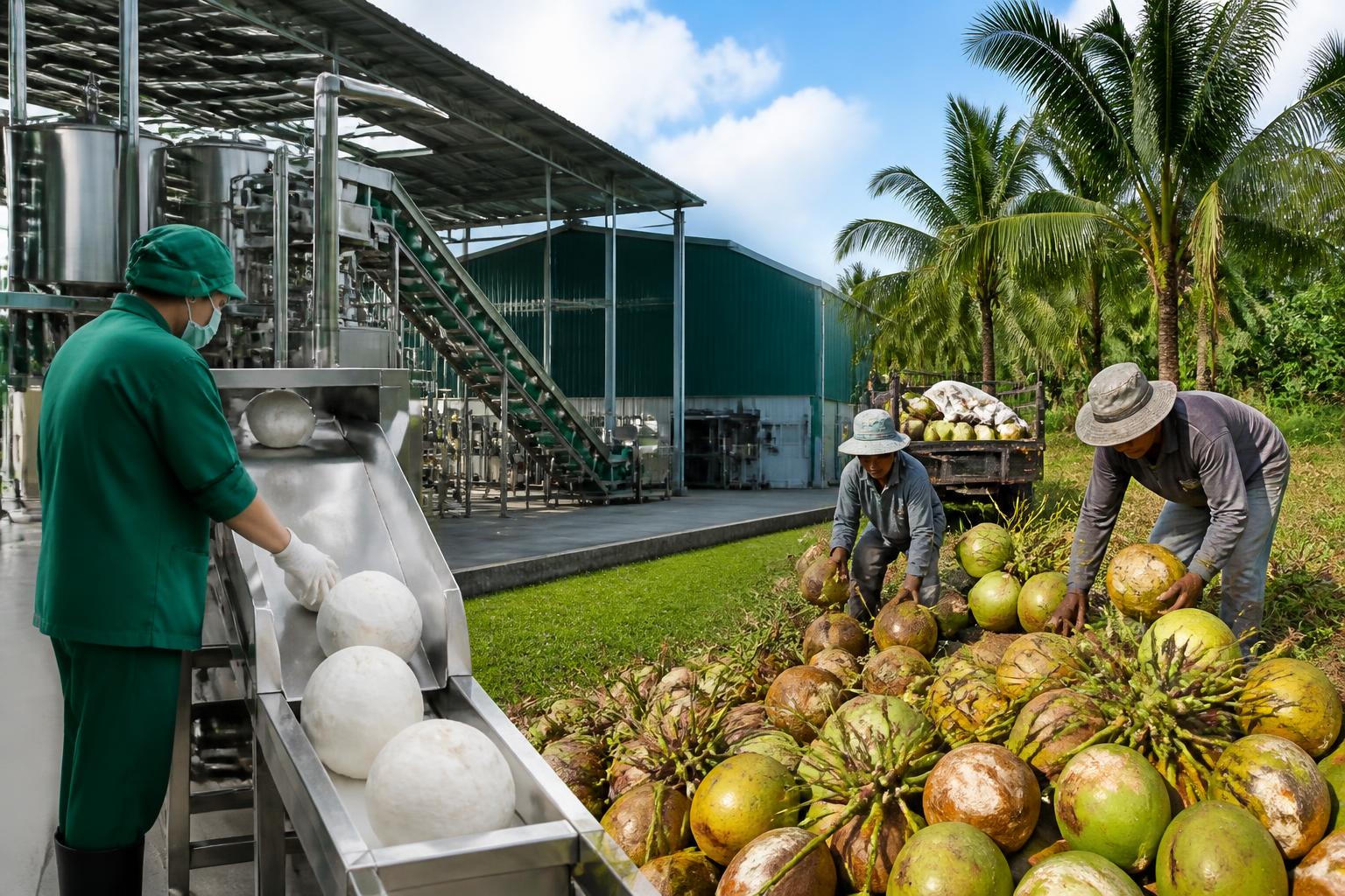 Industri Kelapa Mulai Beroperasi di Morowali, Petani Didorong Perkuat Pasokan Bahan Baku